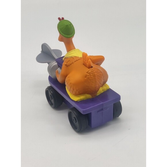 Vintage 2000 Burger King Kids Club Chicken Run Ginger Pull And Go Toy Action Fig - Picture 3 of 9